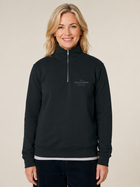 RH Society Half Zip Sweater Black & Grey