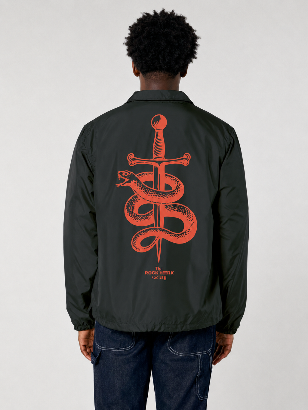 RH Society Jacket Black & Red