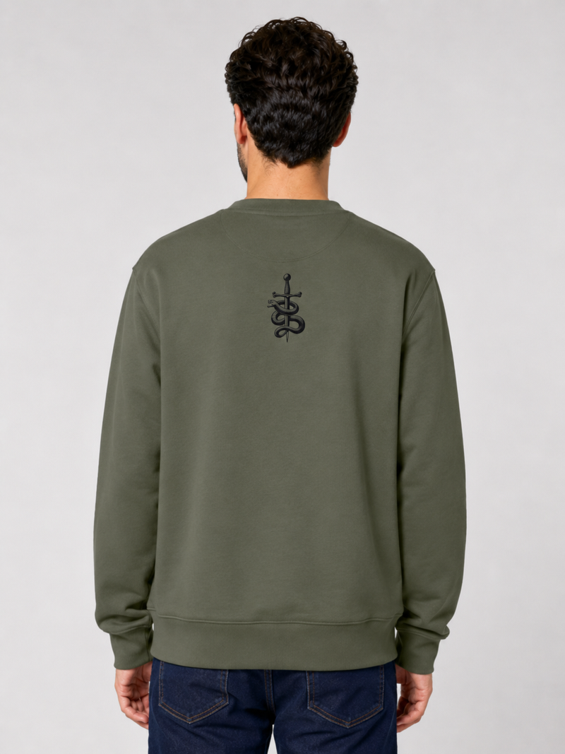 RH Society Sweater Khaki & Black
