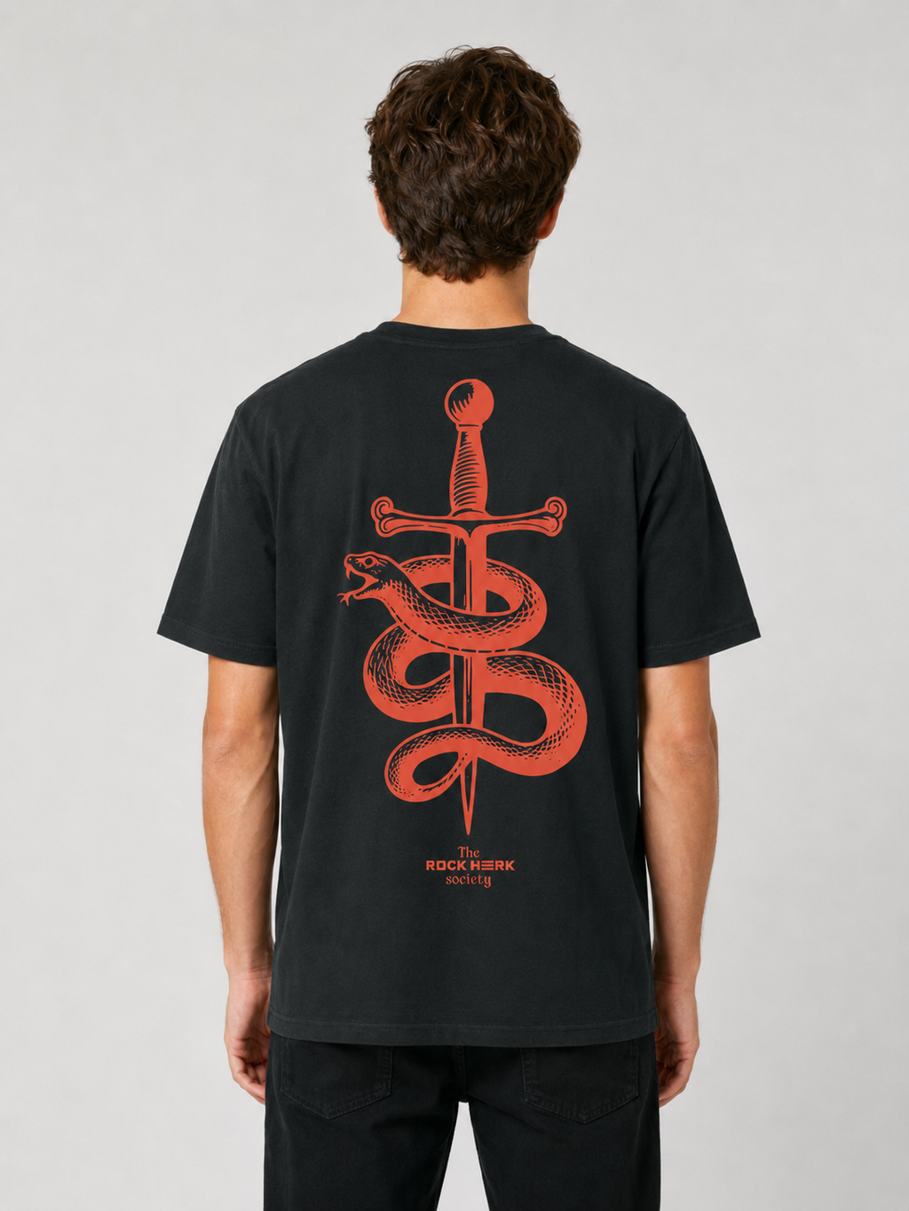 RH Society T-Shirt Black & Red