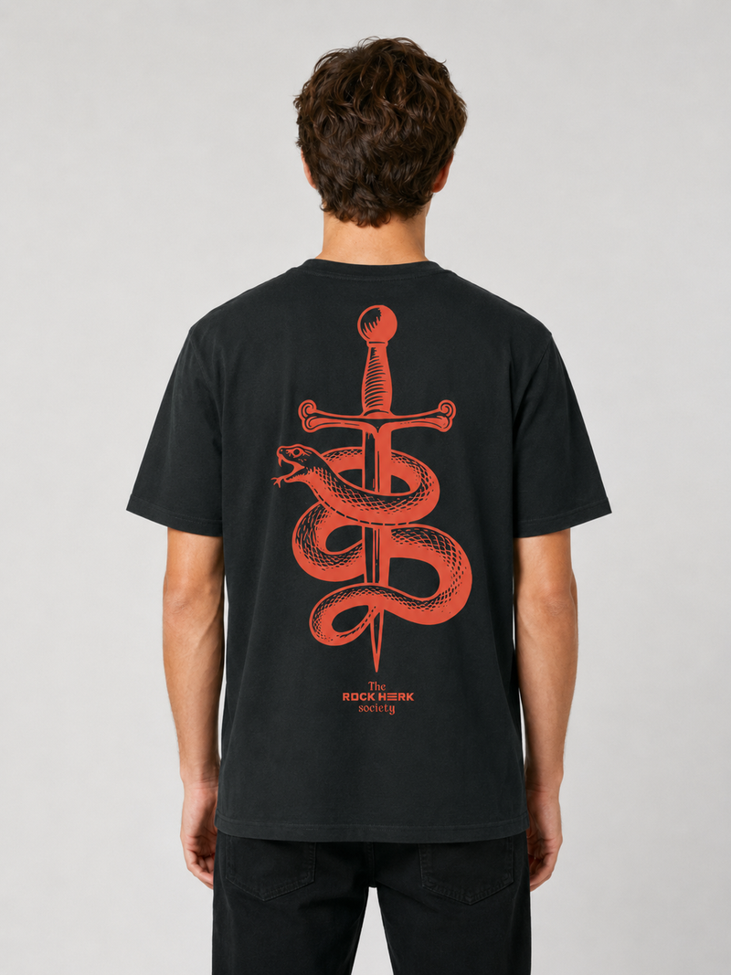 RH Society T-Shirt Black & Red