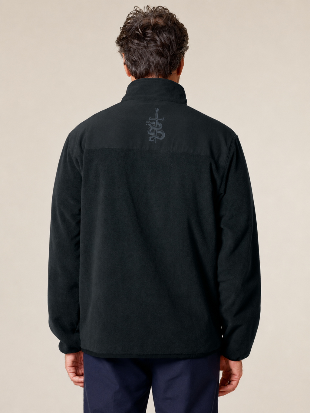 RH Society Fleece Jacket Black & Grey