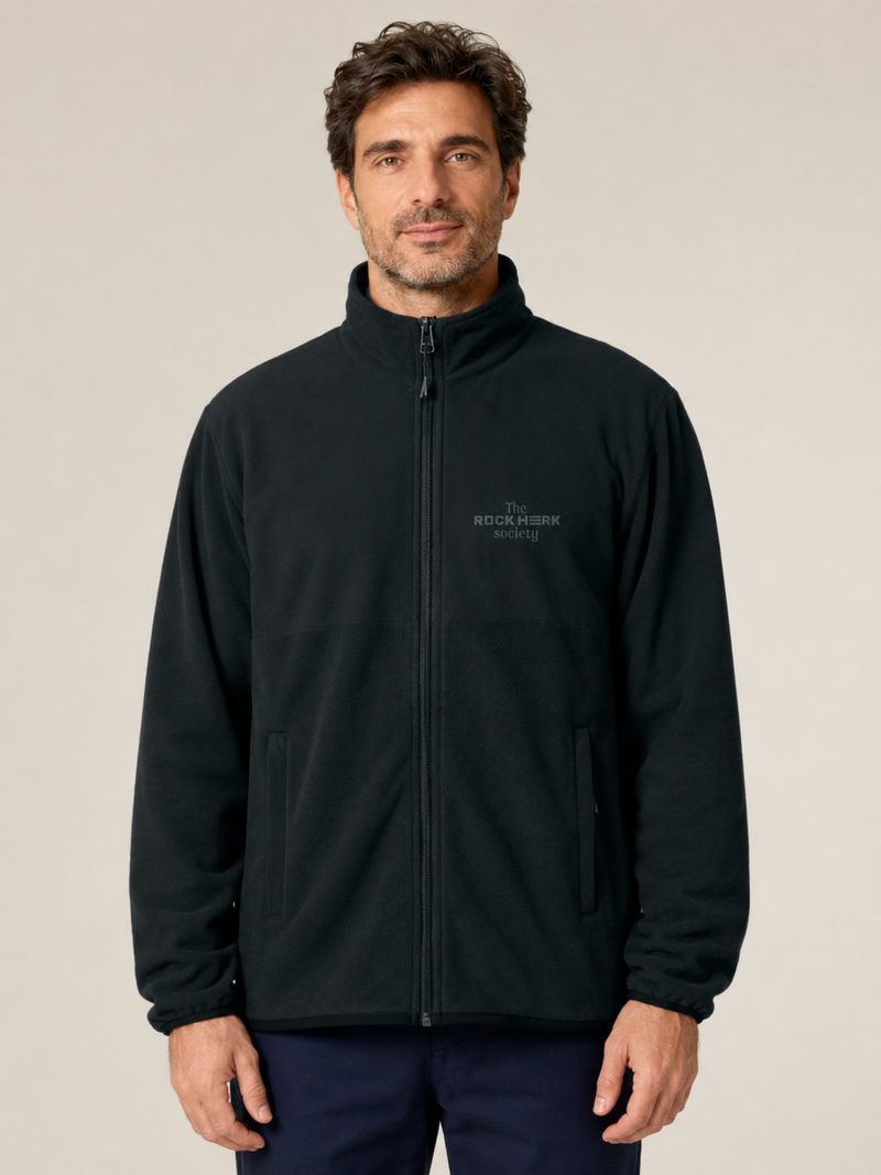 RH Society Fleece Jacket Black & Grey