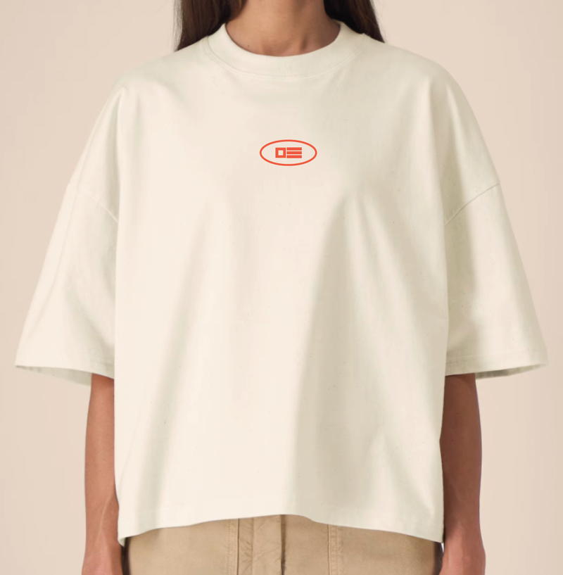 Rock Herk 26 Oversized T-shirt Natural/Red