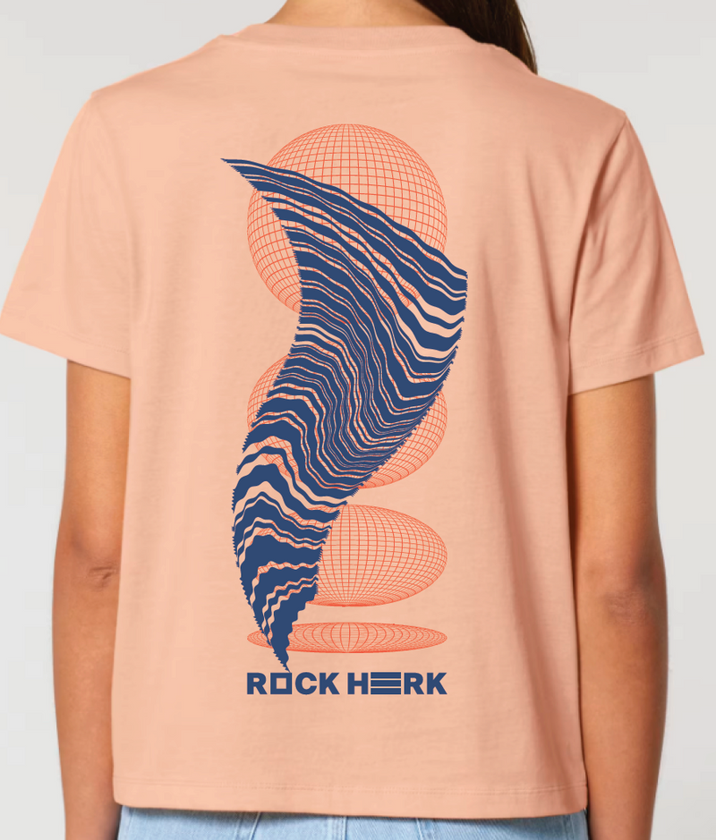 Rock Herk 26 T-shirt Peach/Blue