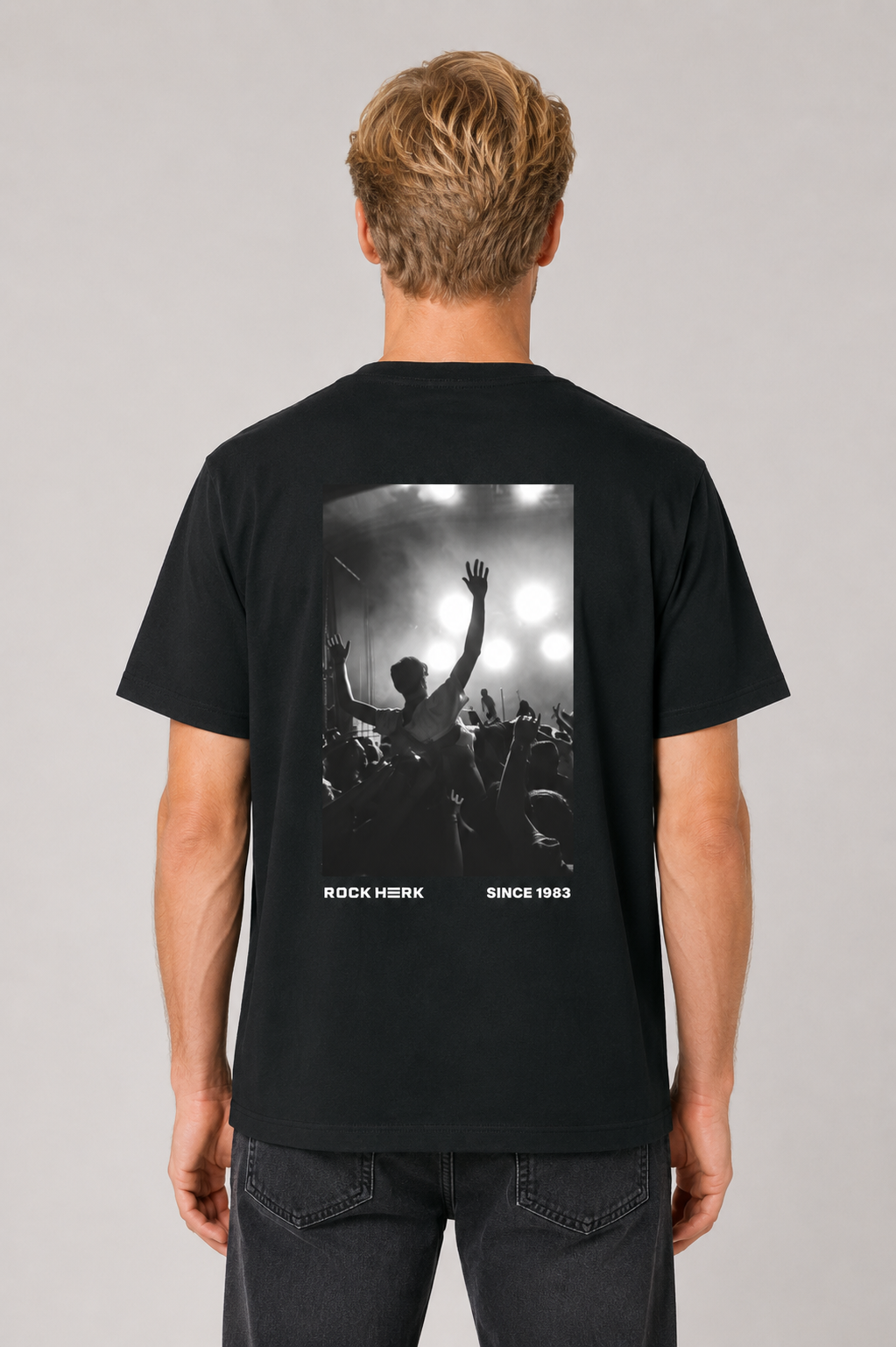 Rock Herk 26 Photo T-shirt Black