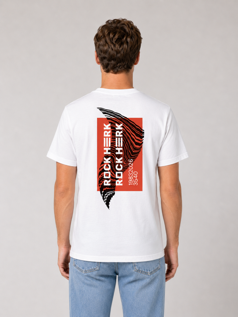 Rock Herk 26 T-shirt White/Red