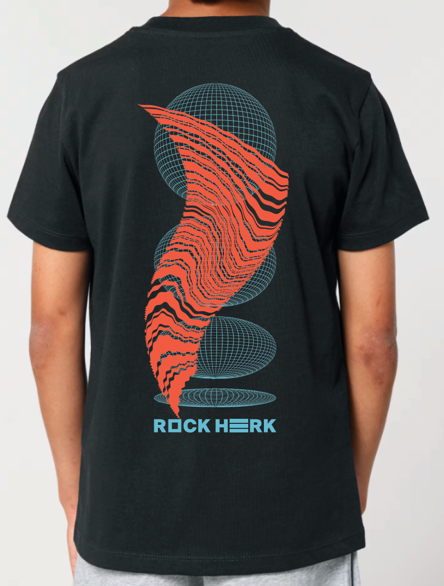 Rock Herk 26 Kids T-shirt Black/Orange